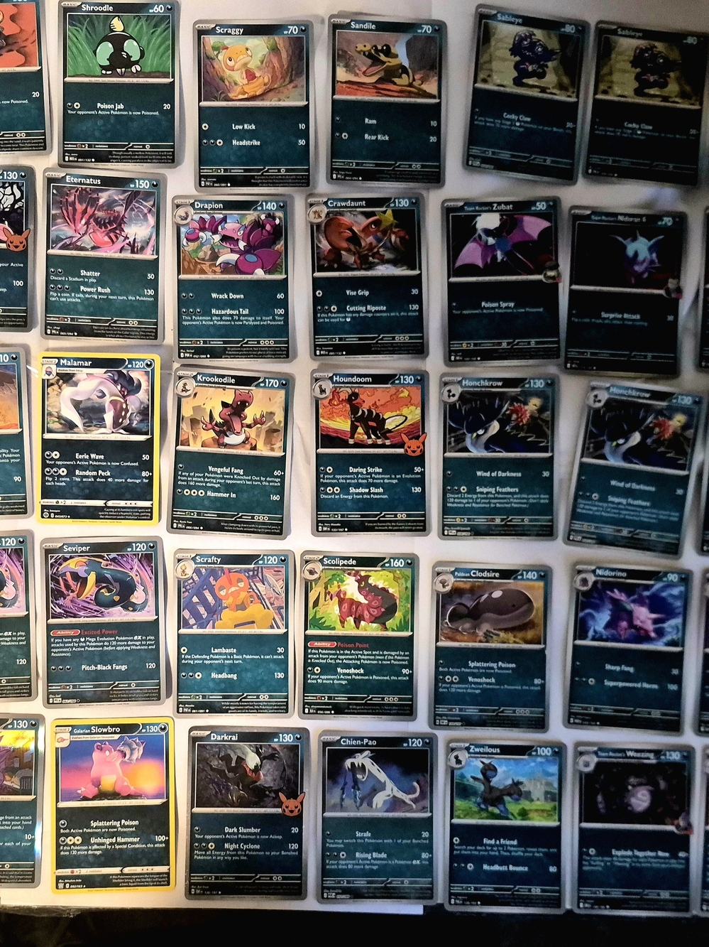 Pokémon TCG Bulk Lot Trading Card Collection Black & Blue